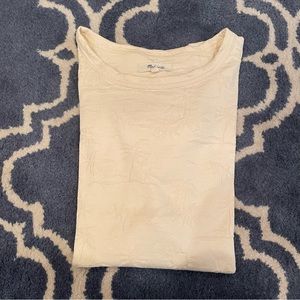 Madewell Palm Tree Jacquard Tomboy T-Shirt